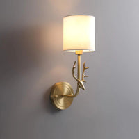 Antler glød væglampe