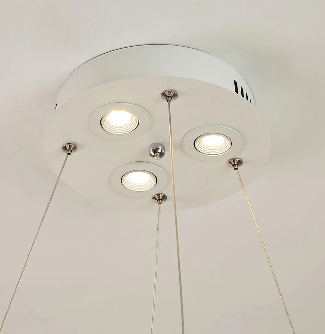 Suspension Plume Arrondie Tendance