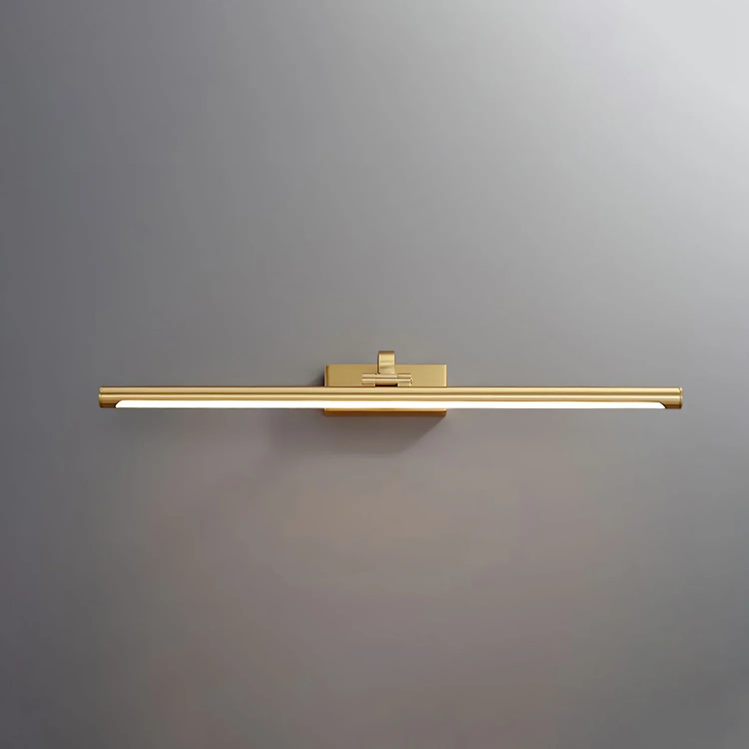 Ottone di lusso & Applique lineare in noce