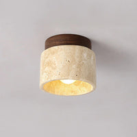 Modern Industrial Stone Wall Light