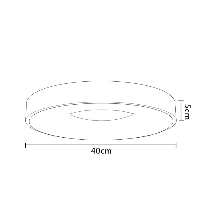 Moderne simpelt farverigt loftslys