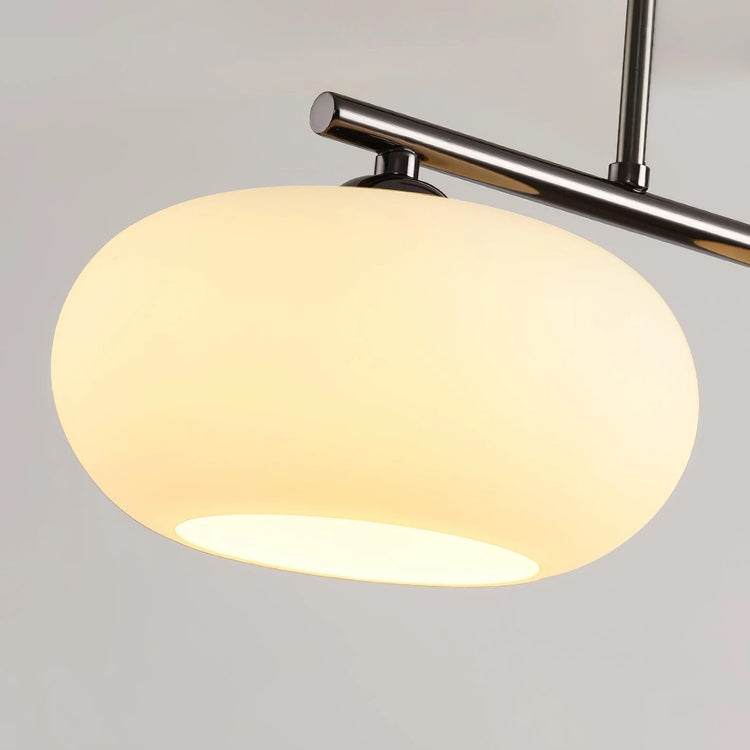 Contemporary Spherical Glass Pendant Light