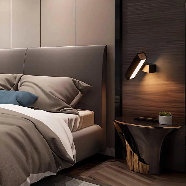 Moderne roterende LED væglampe