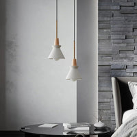 Scandinavian Concrete Cone Hanging Light
