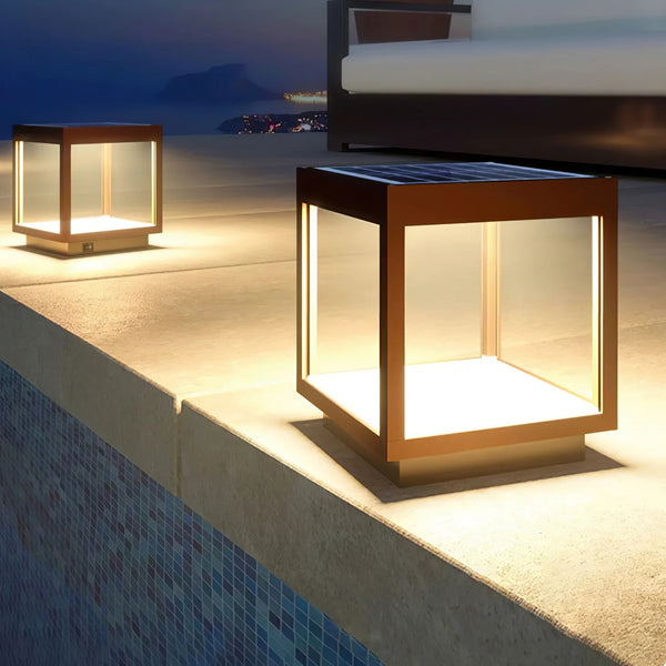 Stylish Square Acrylic Outdoor Light