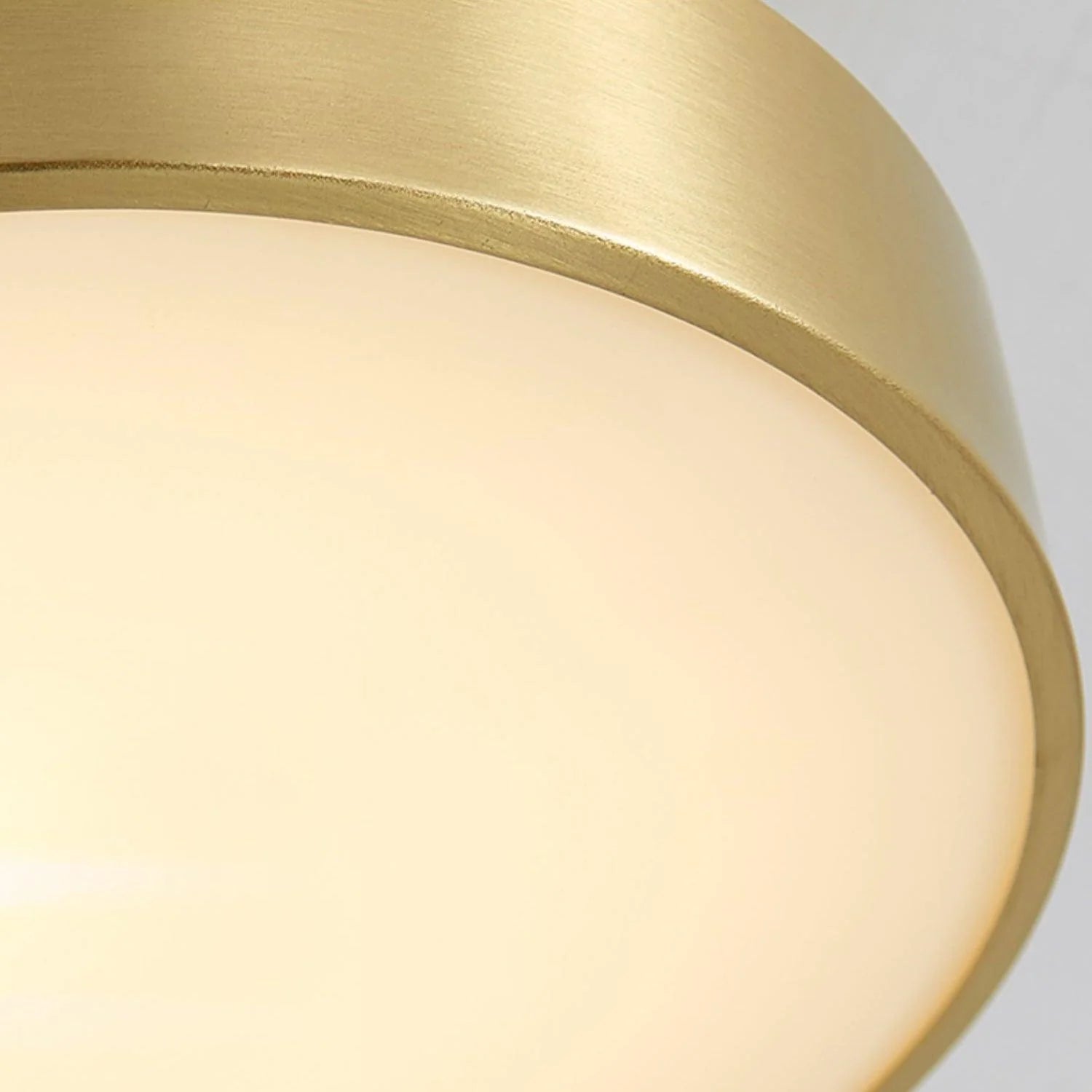 Elegant Disk Copper Ceiling Light