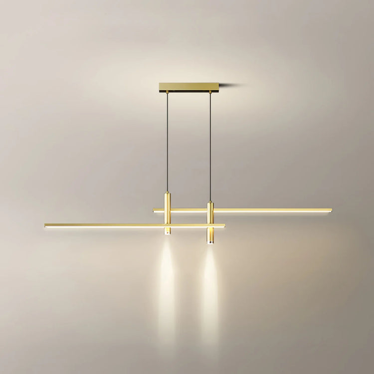 Modern Horizontal Bar Silicone Pendant Light