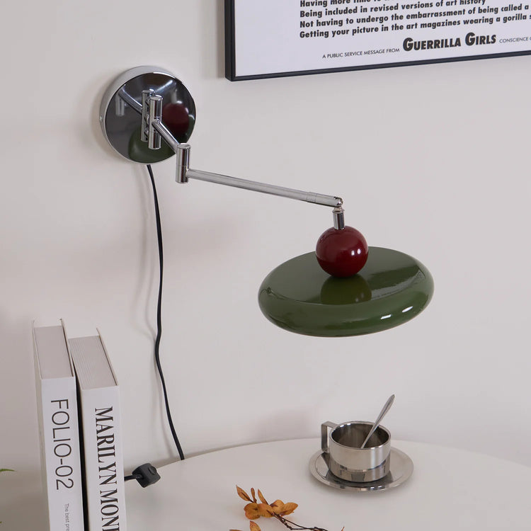 Retro Discoid metal væglampe