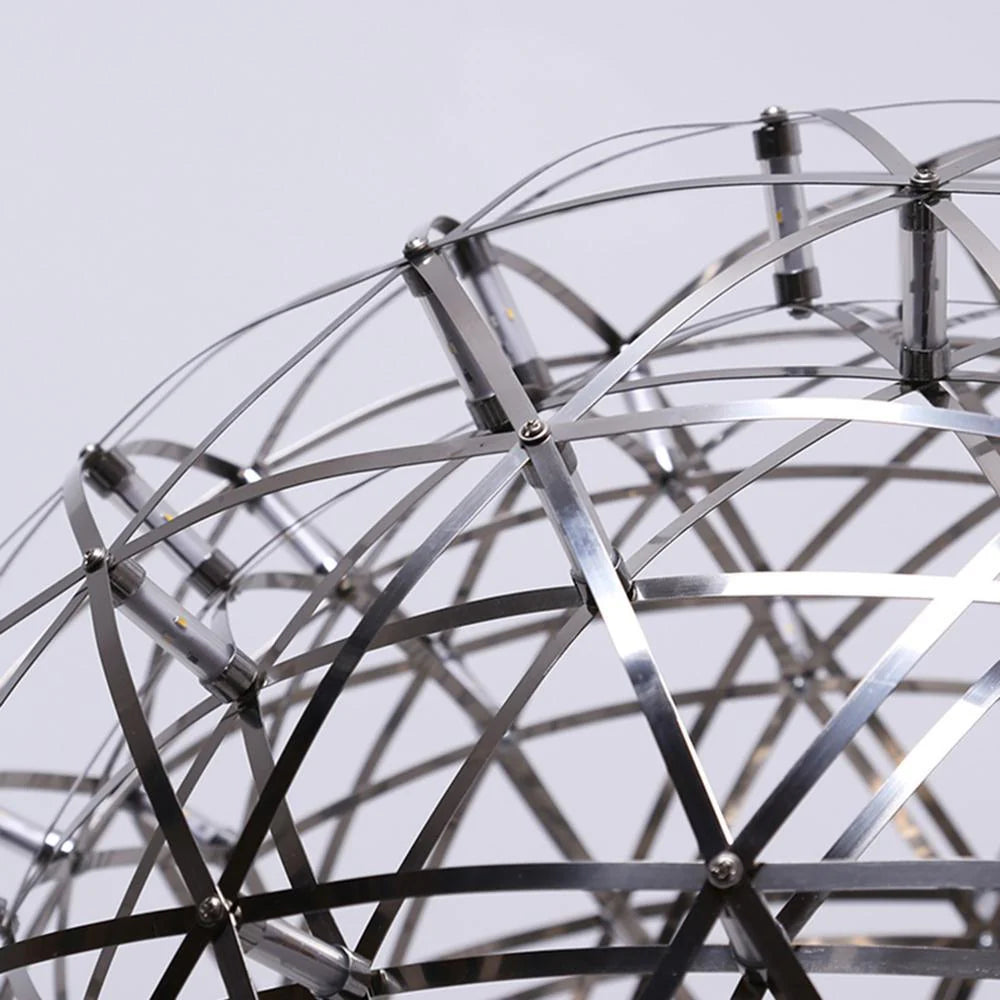 Silver Luster Ball Pendant Light