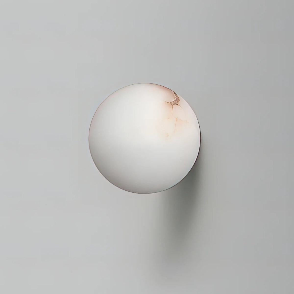 Alabaster Globe Wall Light