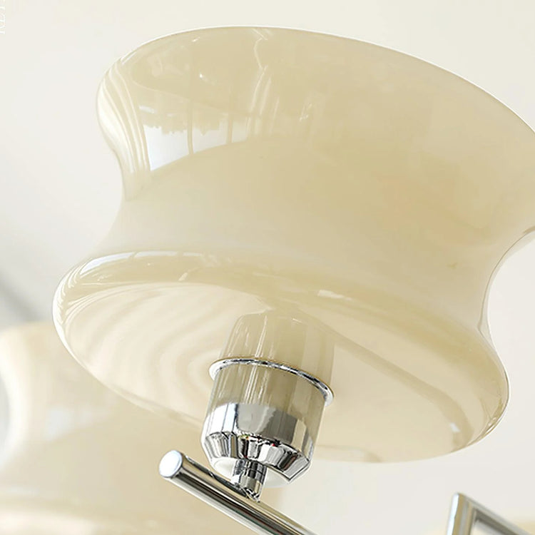 Vintage Goblet Glass Chandelier