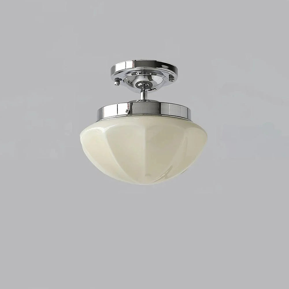 Elegant Sleek Dome Glass Ceiling Lamp