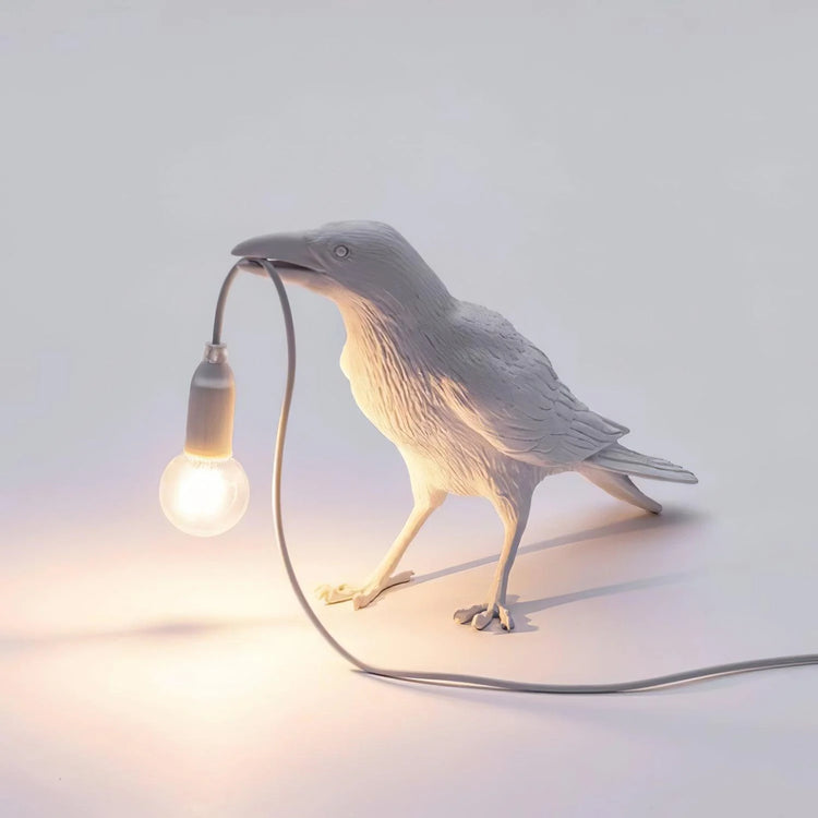 Trendy Crow Resin Bordlampe