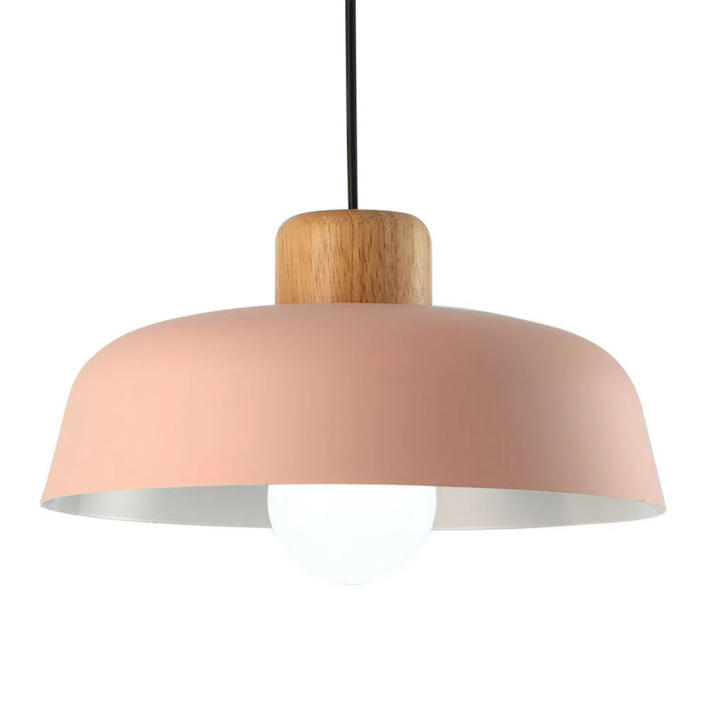 Lampe à suspension ronde moderne en métal