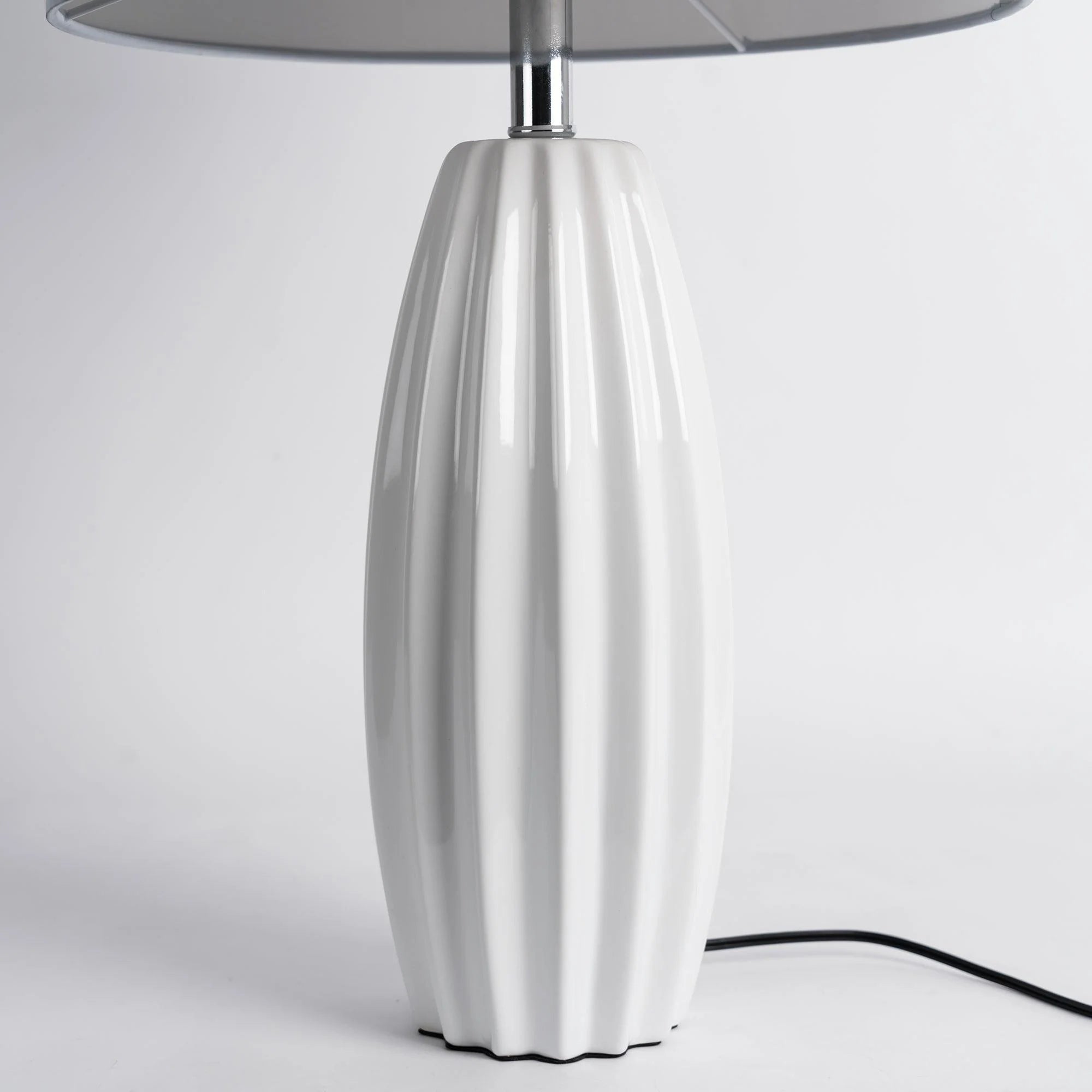 Modern Drum Ceramic Table Lamp