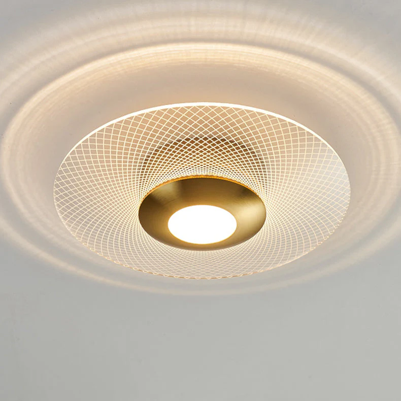 Glarefusion moderne geometrisk kornloftslampe