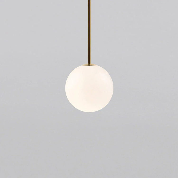 Minimalistisk sfære messing pendel