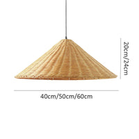 Boho Farmhouse Wicker Pendant Lighting