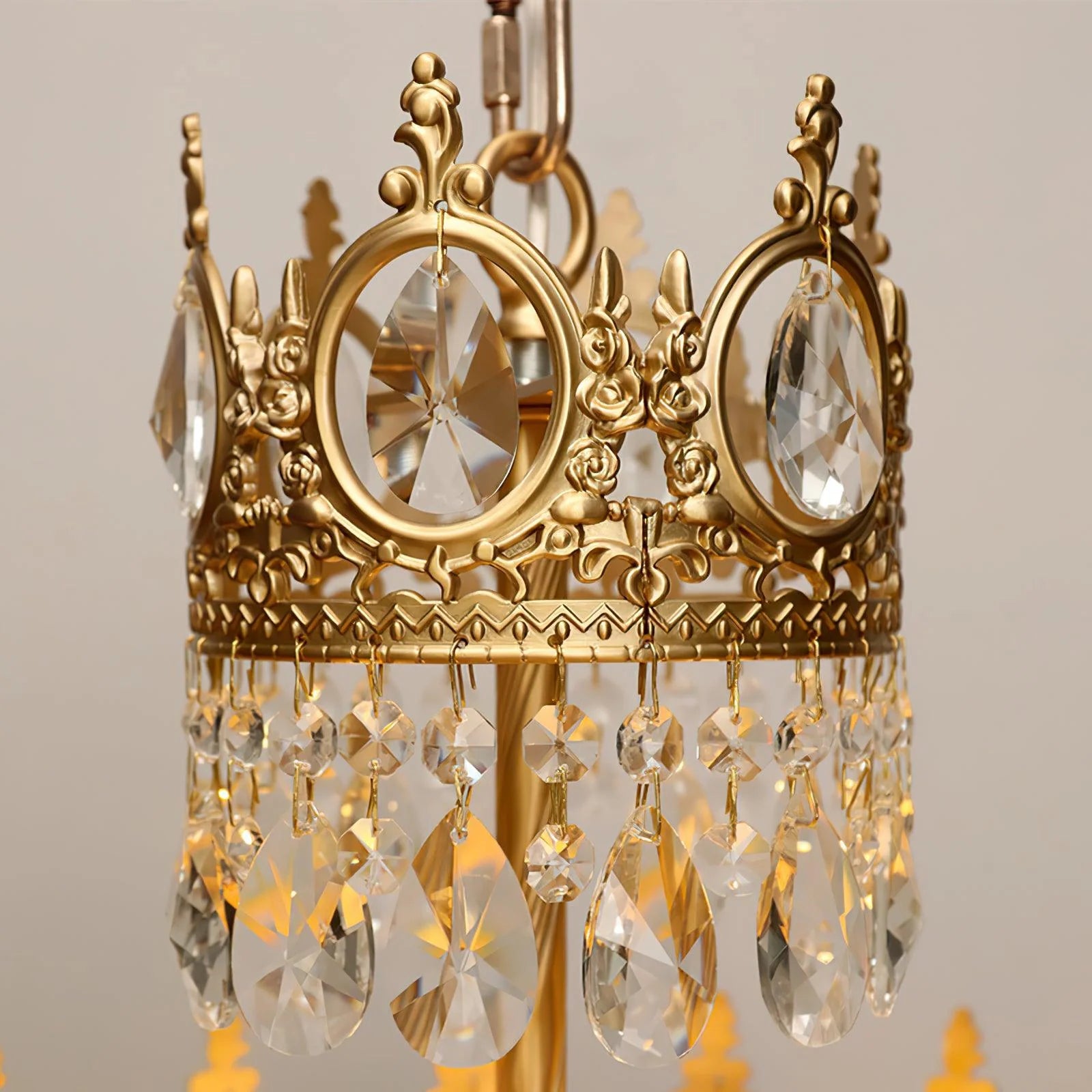 Lampadario vintage scintillante