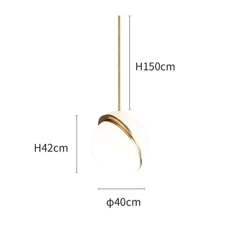 Lampada a sospensione Luna Orbit