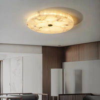 Alabaster gloedplafondlicht