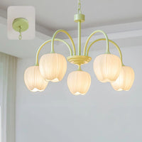 Lampadario di soggiorno minimalista moderno color crema
