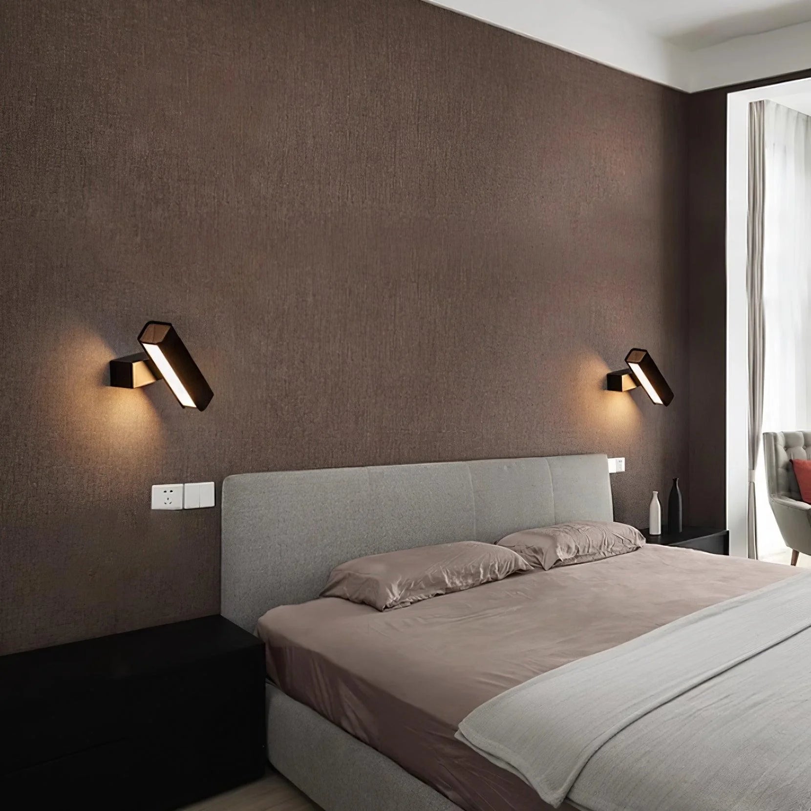 Applique murale LED rotative moderne