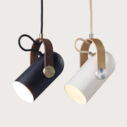 Lampada a sospensione moderna nordica in legno girevole