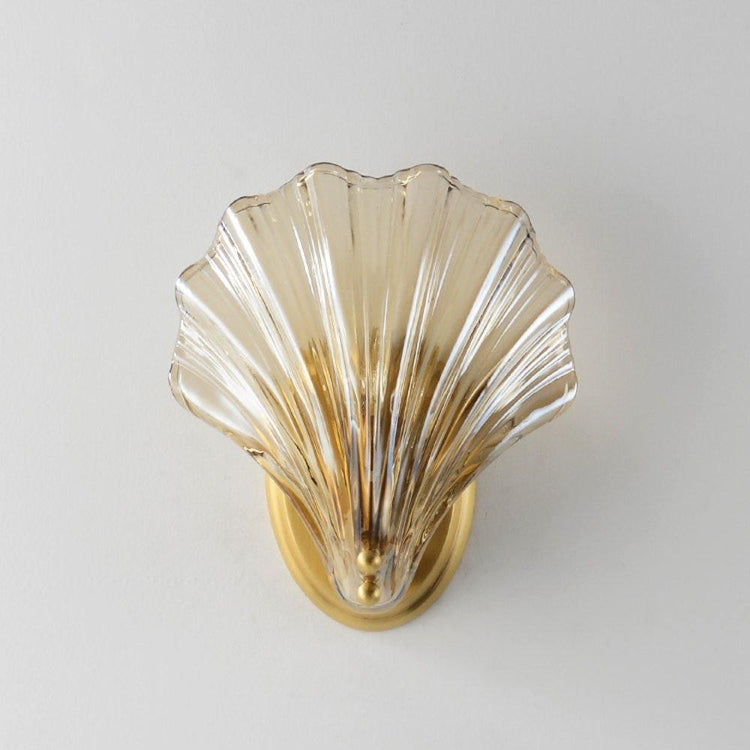 Trendy Seashell Glas Væglampe