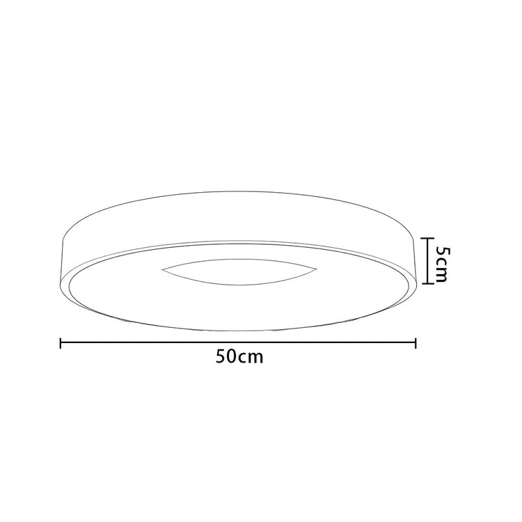 Moderne simpelt farverigt loftslys