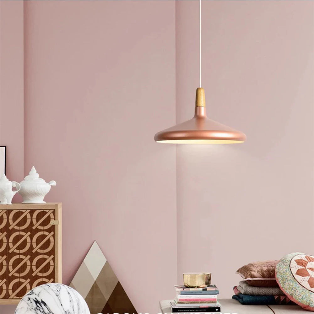 Levendige kegel modern hanglamp