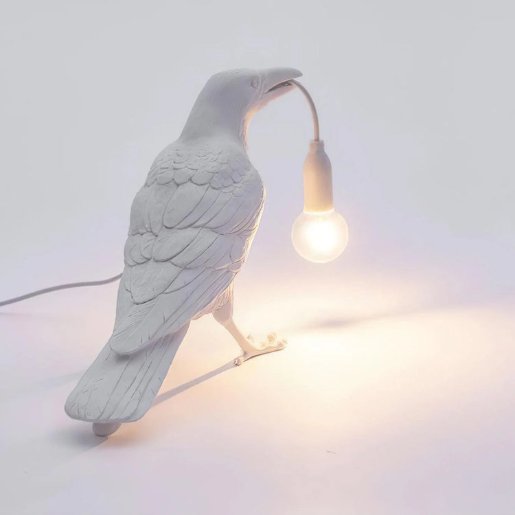 Trendy Crow Resin Bordlampe