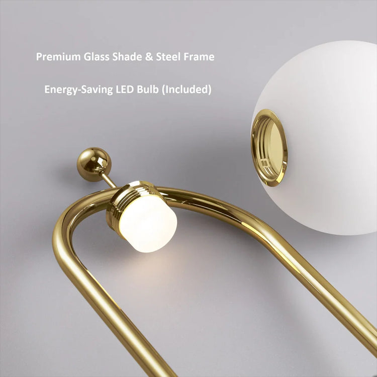 Moderne luksus sengebordslampe