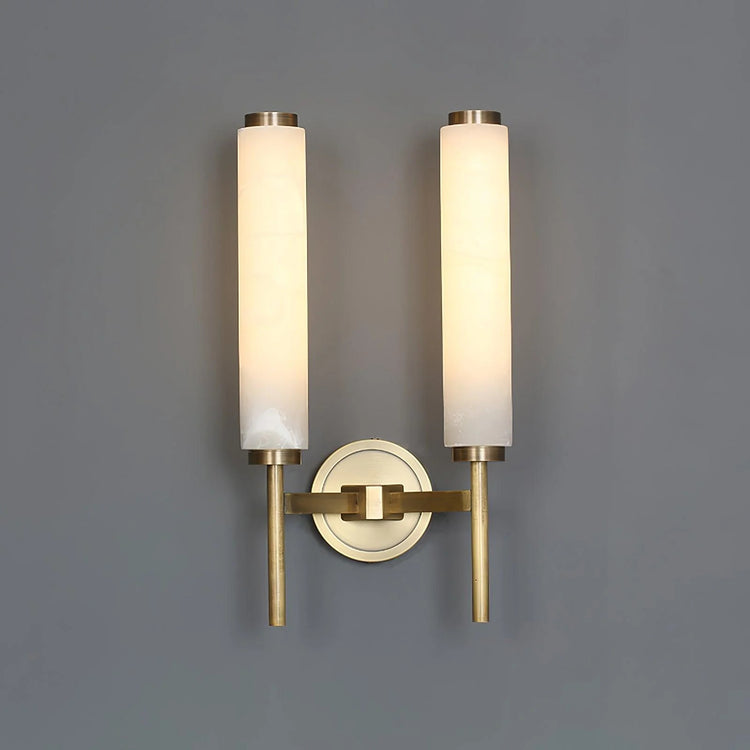 Klassisk Tube Marmor Væglampe