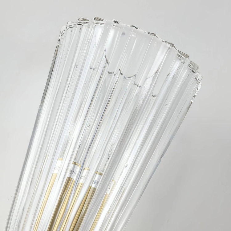 Elegant Hourglass Crystal Wall Light