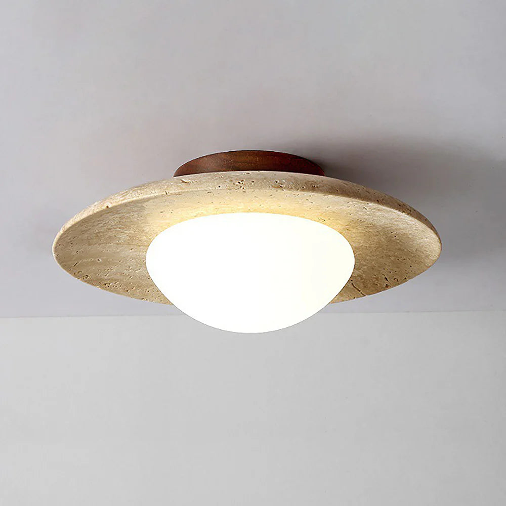 Modern Industrial Stone Wall Light