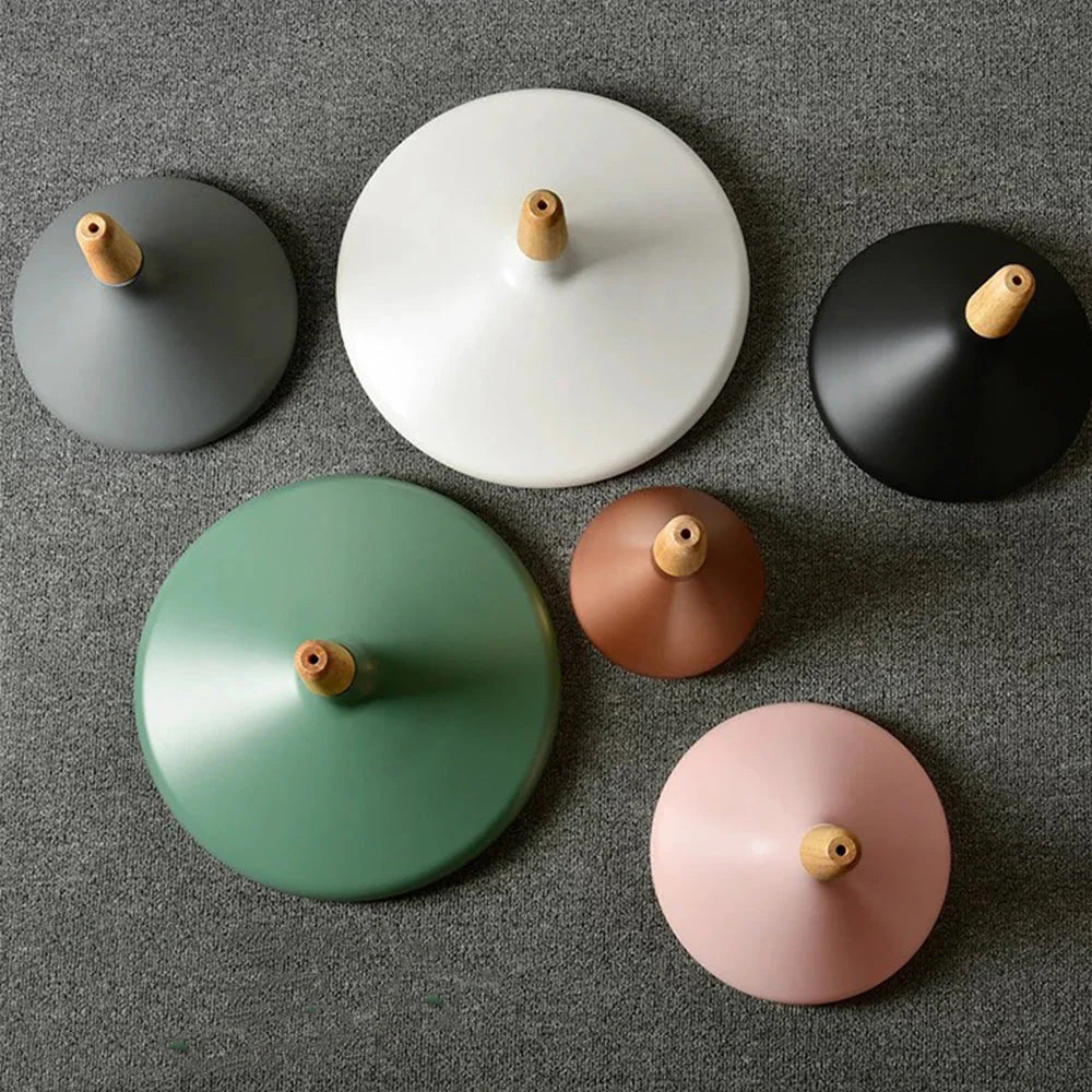 Levendige kegel modern hanglamp