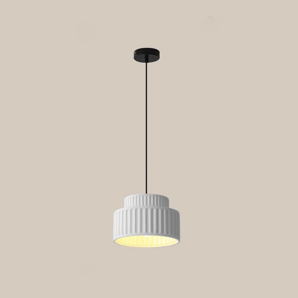 Suspension Bauhaus ronde moderne en résine