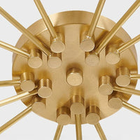 Opulent Star-Globe glass Ceiling Light