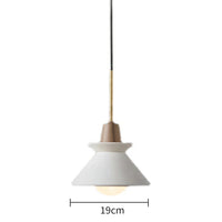 Scandinavian Concrete Cone Hanging Light
