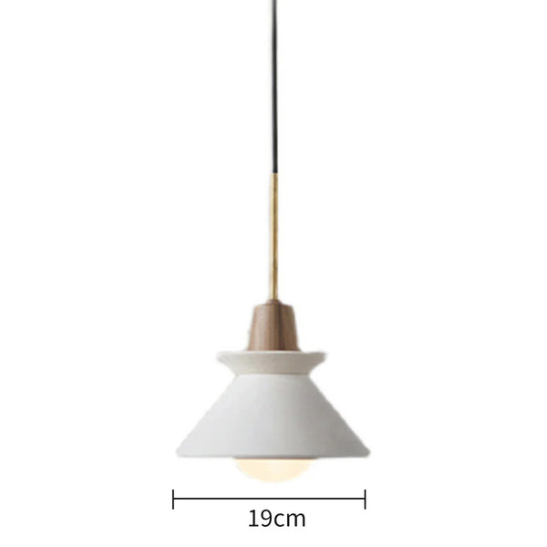 Scandinavian Concrete Cone Hanging Light