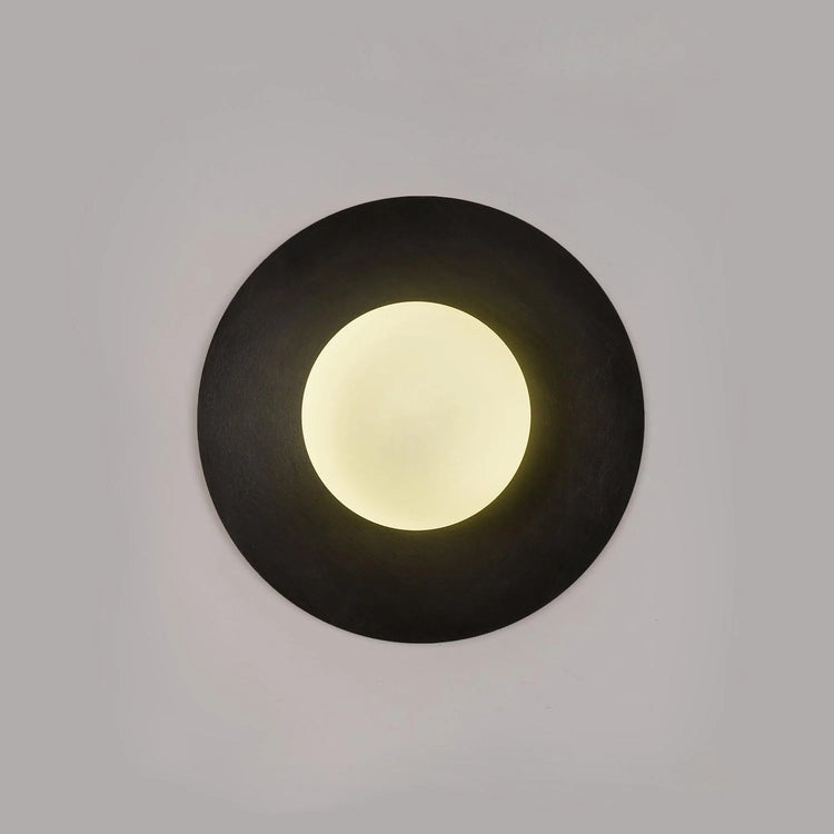 Moderne Cirkulær Ring Glas Væglampe