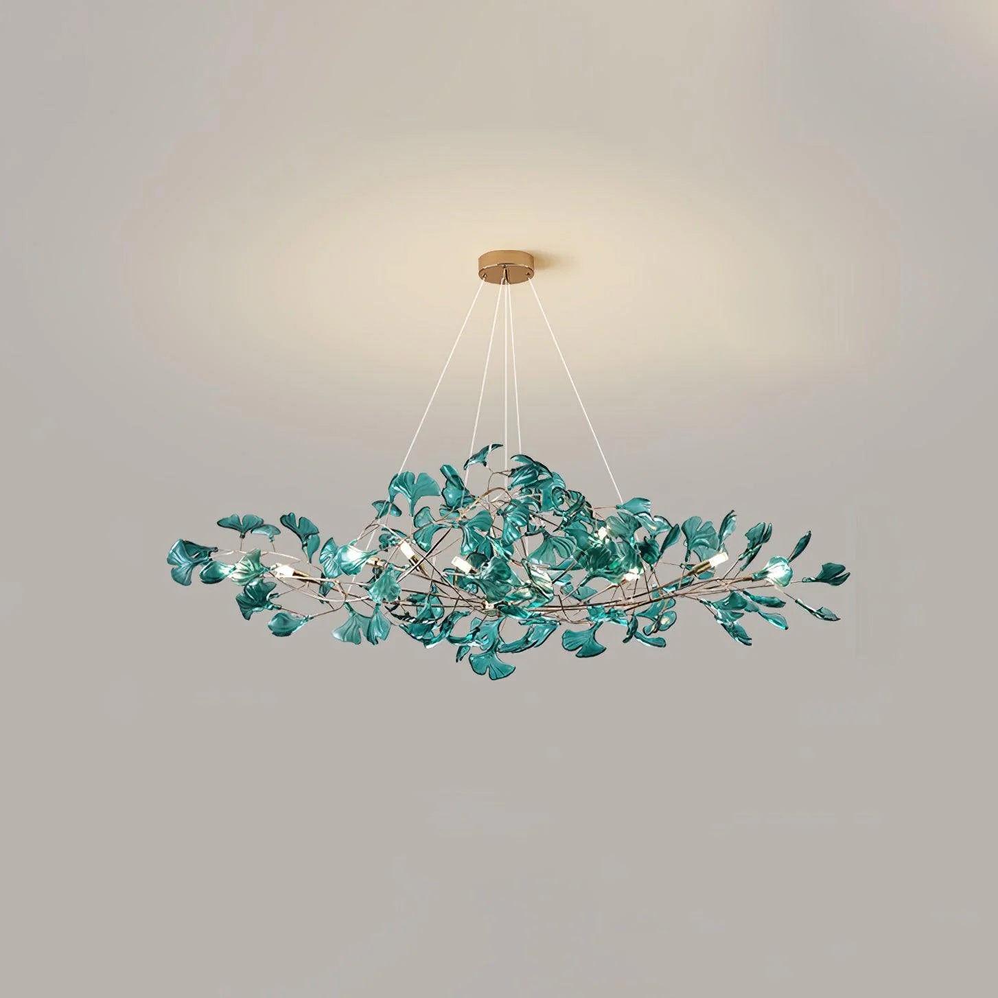 Lampadario in acrilico Auraleaf