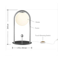 Moderne luksusbedskabsbordlampe