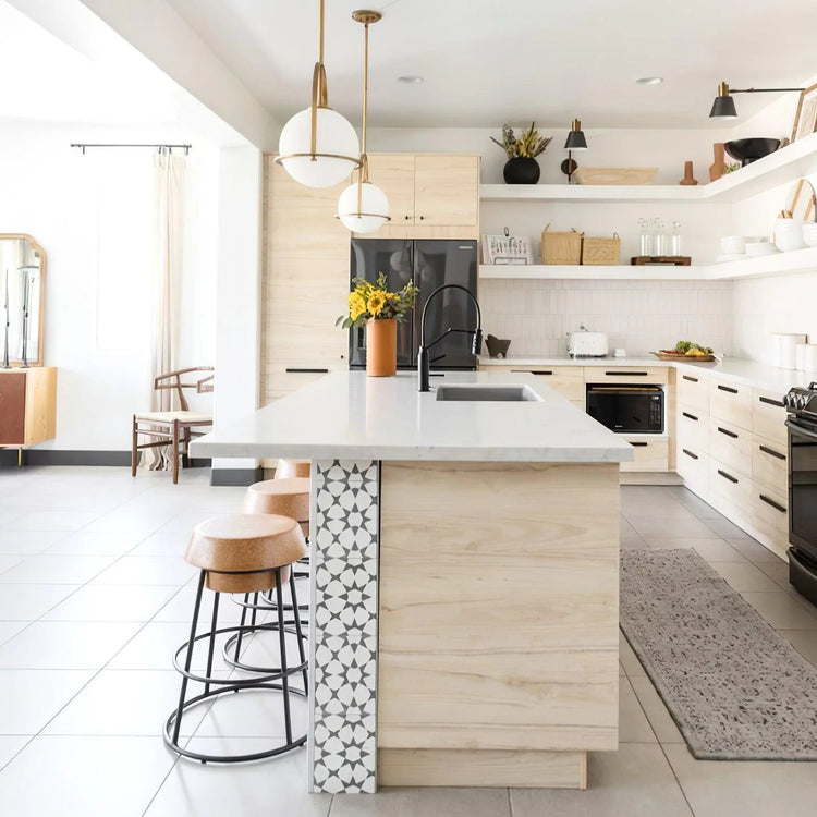 Elegant rund glaspendel