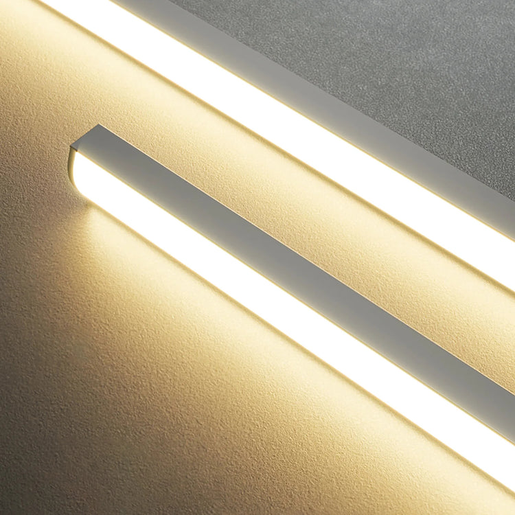 Minimalist Linear-Radiance Metal Pendant Light