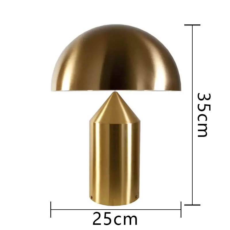 Glarefusion kreativ metalbord lampe
