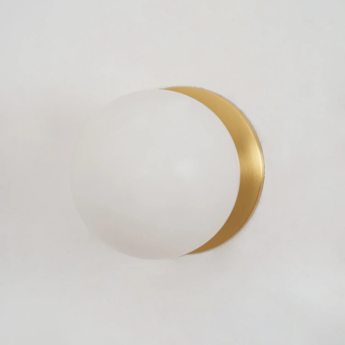 Alabaster Globe Wall Light