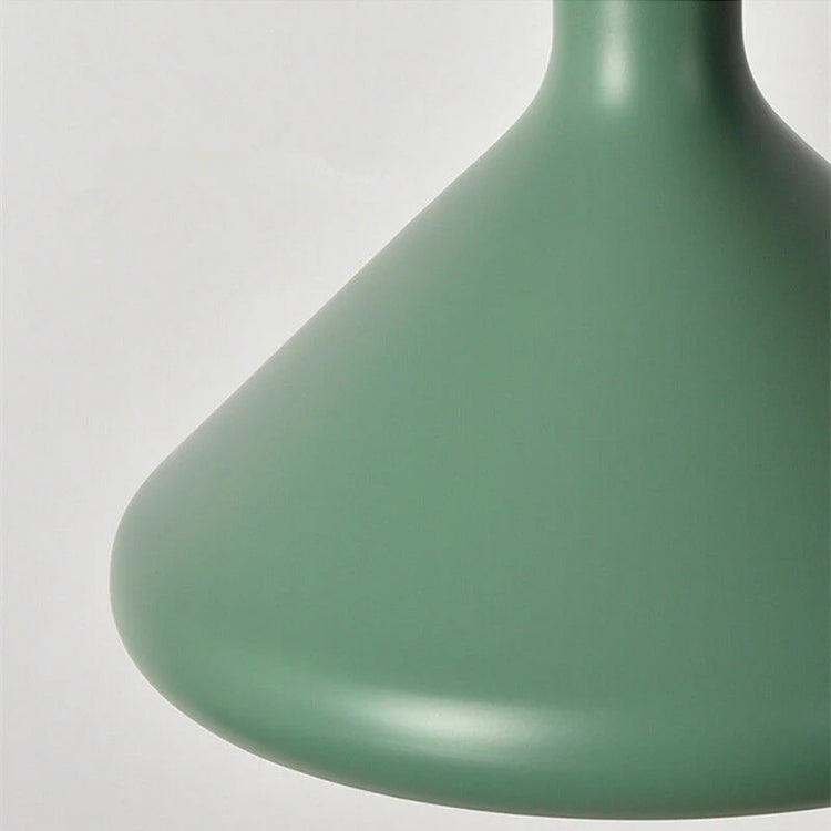 Trendy keglelampe i aluminium