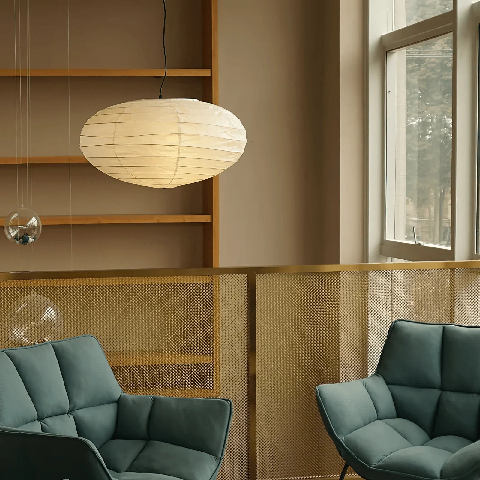 Lampada a sospensione Hikari Washi